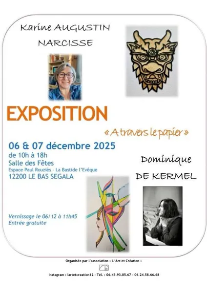 Exposition À travers le papier à La Bastide l'Evêque