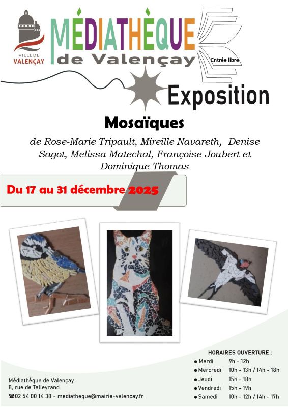 Exposition de mosaïques
