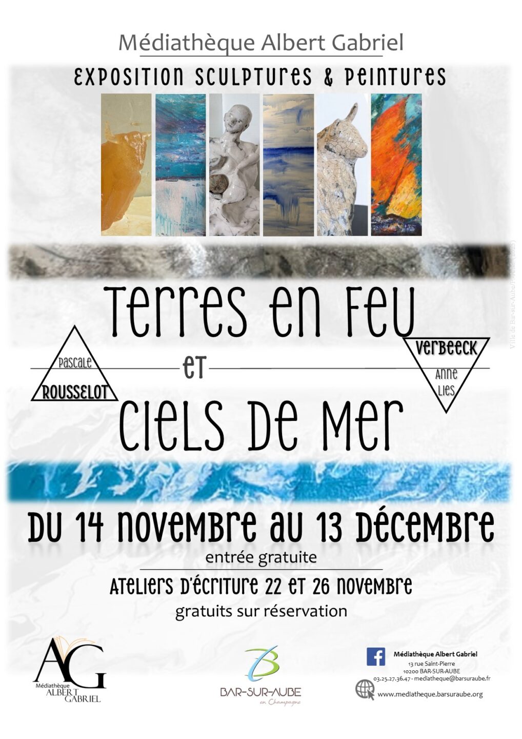 Exposition Terres en feu et ciels de mer