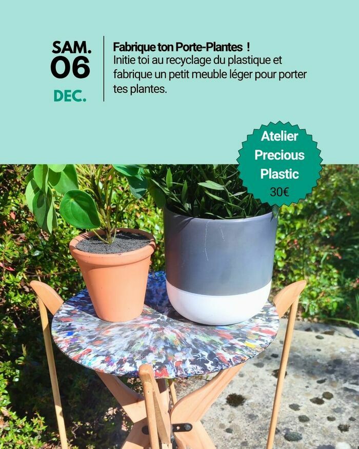 Fabrique ton Porte-Plantes ! L'Atelier de La Belle Déchette Rennes