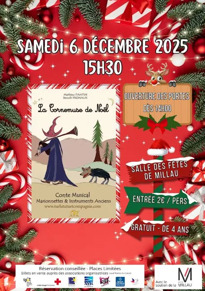 Festival Bonheurs d'Hiver Conte musical la Cornemuse de Noël