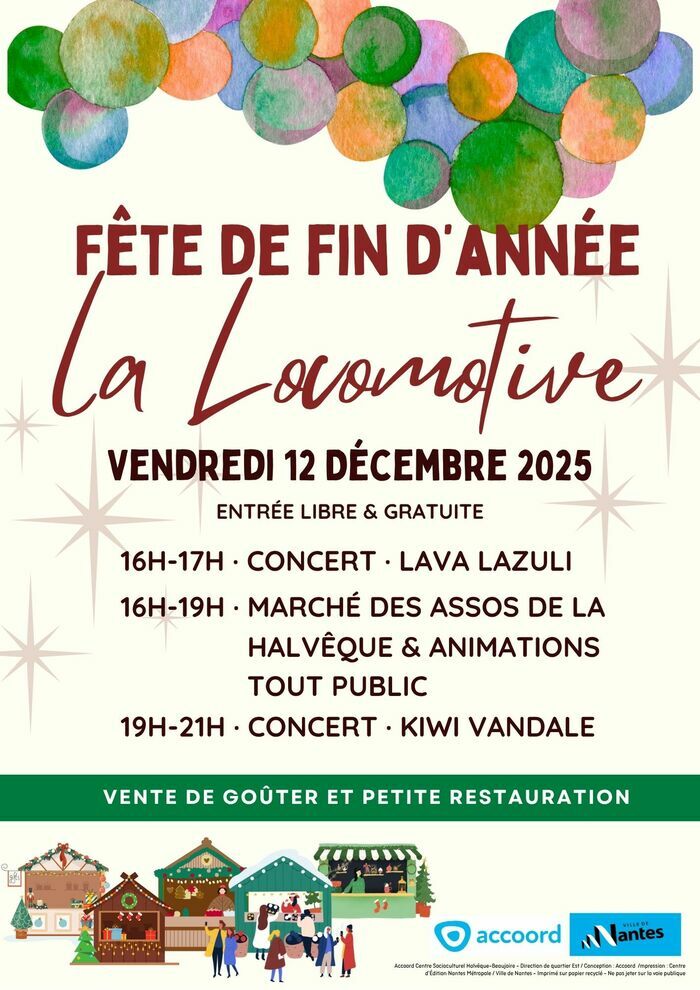Fête de fin d'année de la Locomotive Locomotive (La) - Maison de Quartier Erdre-Batignolles