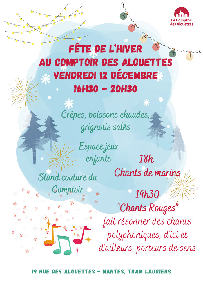Fête de l'hiver au Comptoir des Alouettes Le Comptoir des Alouettes