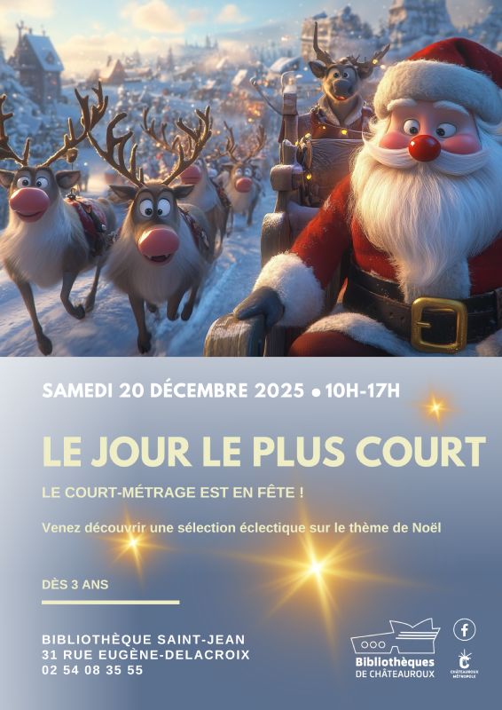 Film d’animation Le jour le plus court 31 Rue Eugène Delacroix Châteauroux 2025-12-20 Film d'animation Le jour le plus court