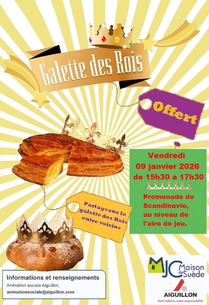 Galette des rois du quartier Bréquigny Promenade de Scandinavie Rennes