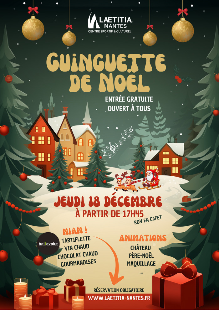 Guinguette de Noël Centre Sportif et Culturel La Laëtitia