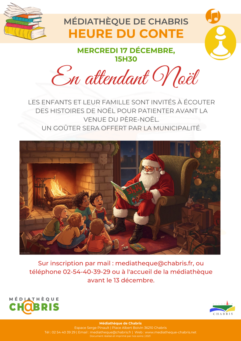 Heure du Conte En attendant Noël