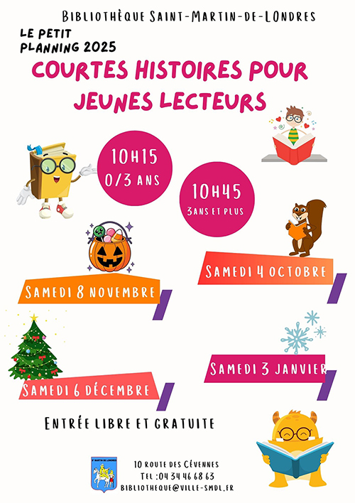 HISTOIRES POUR JEUNES LECTEURS