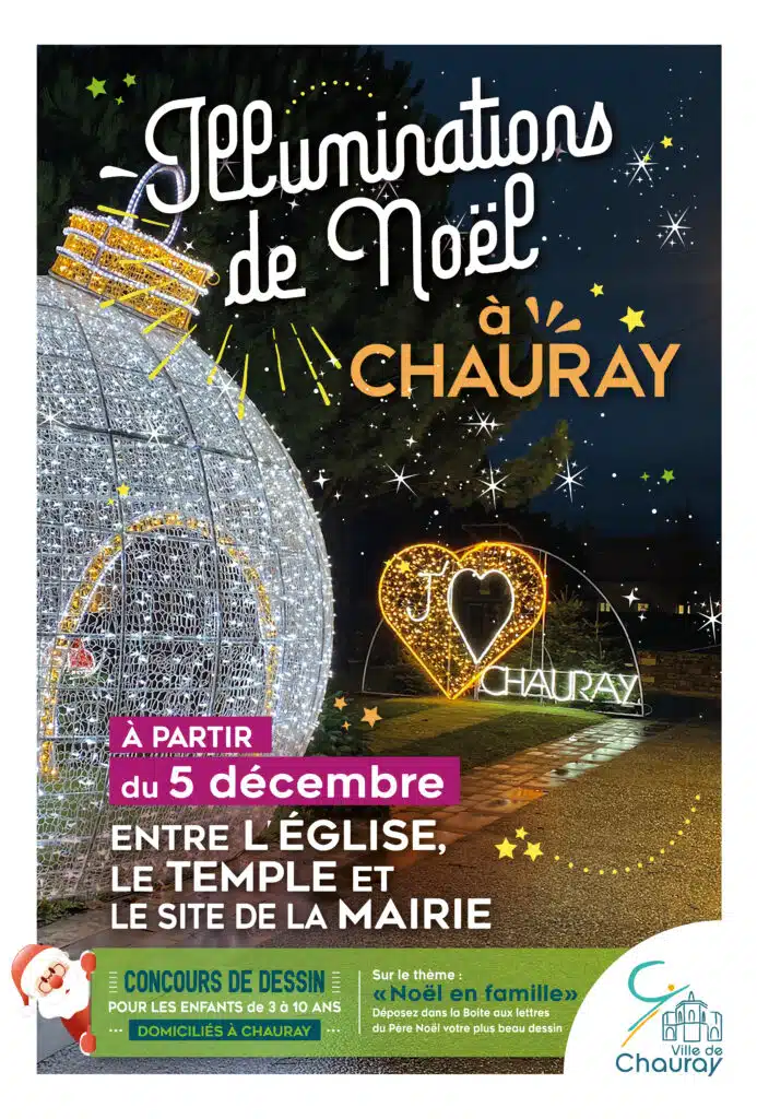 Illuminations de Noël à Chauray