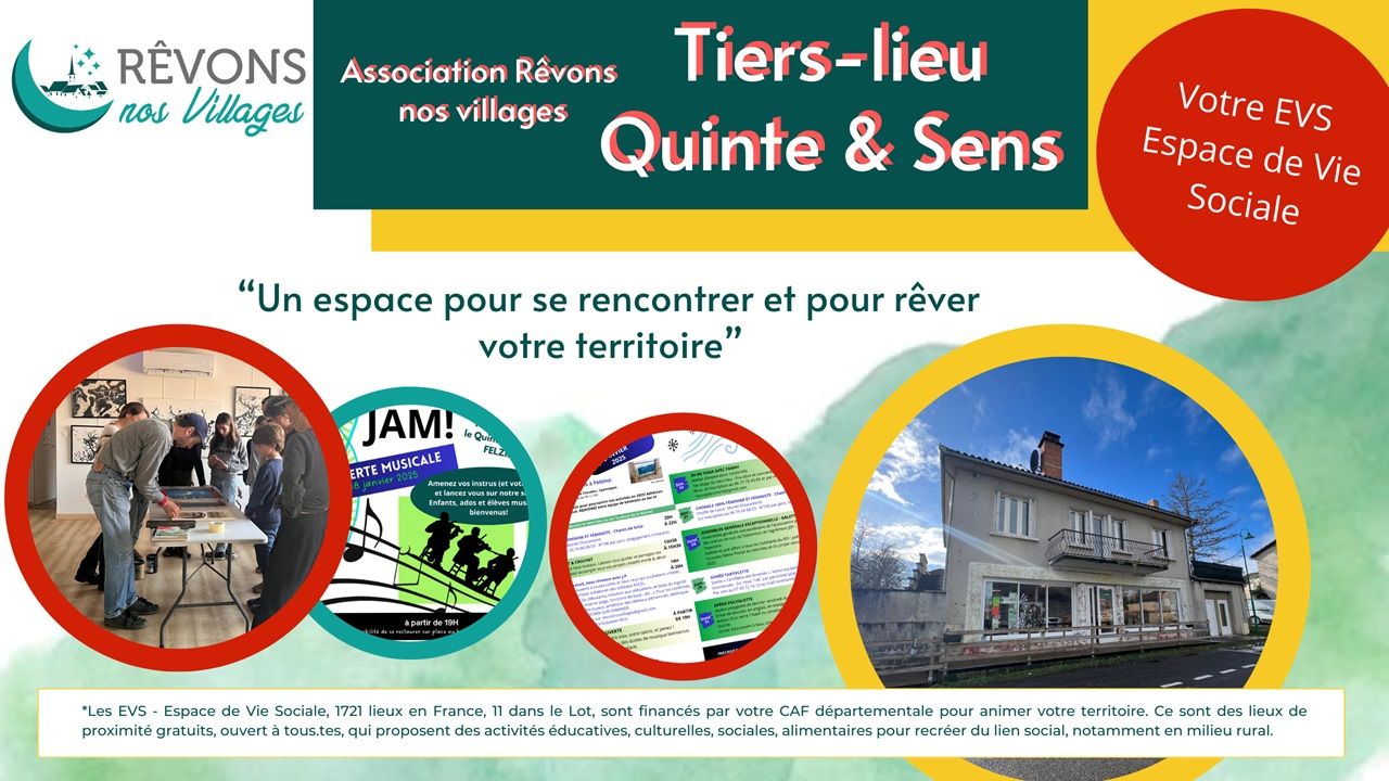 Jam et Scène Ouverte à Felzins Quinte & Sens Jam et Scène Ouverte à Felzins