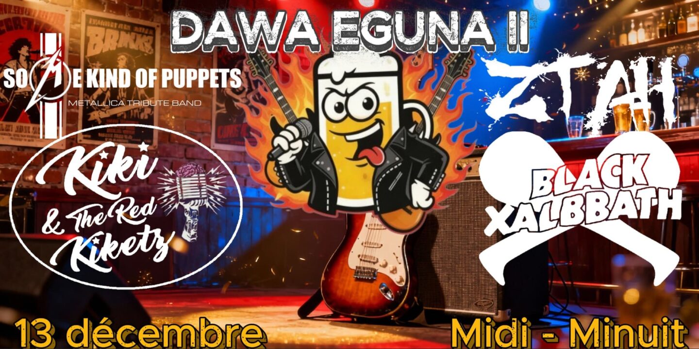 Journée concerts Dawa Eguna chez H2Bière