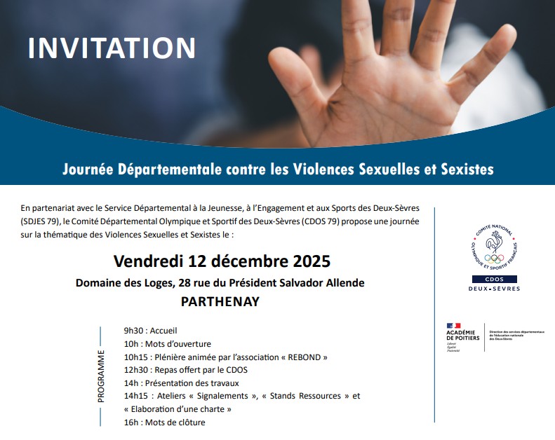 Journée départementale de lutte contre les violences sexuelles et sexistes