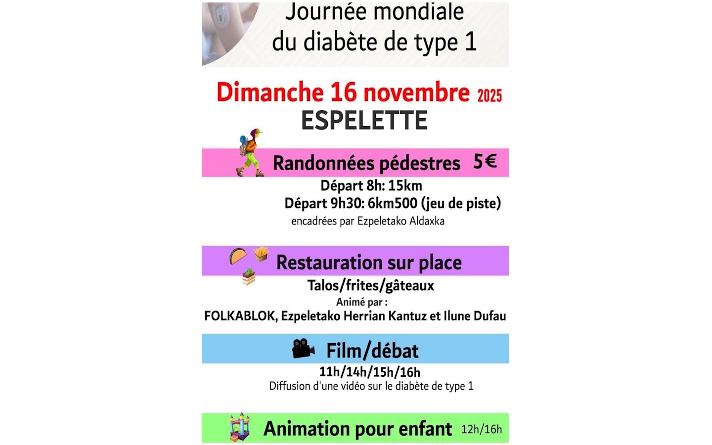 Journée mondiale du diabète de type 1