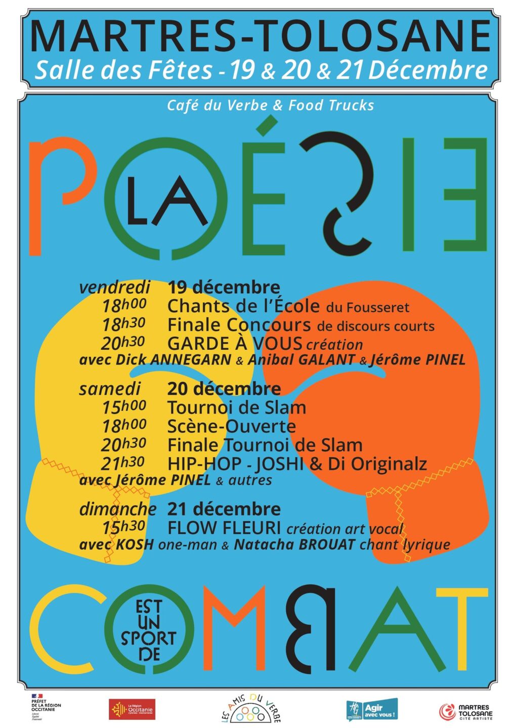 LA POÉSIE EST UN SPORT DE COMBAT