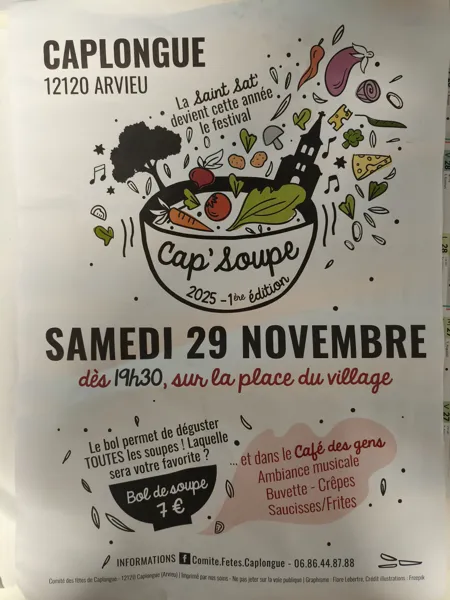 La Saint Sat' devient le festival Cap'Soupe 1ére édition