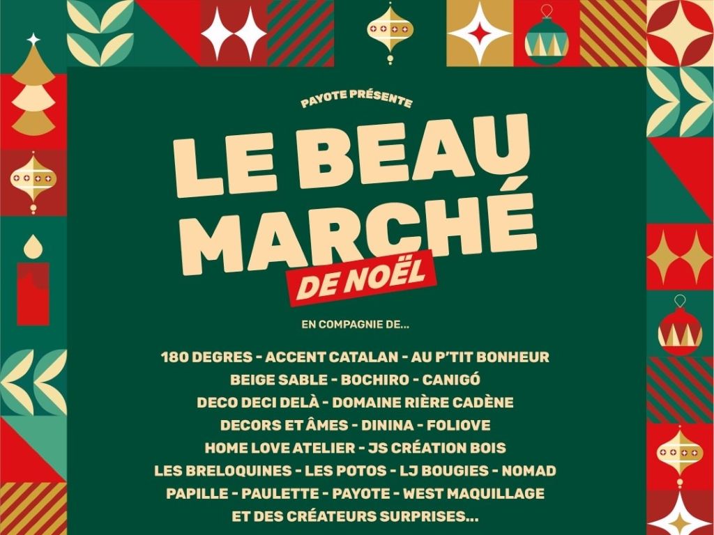 LE BEAU MARCHÉ DE NOEL AU DOMAINE CADÈNE