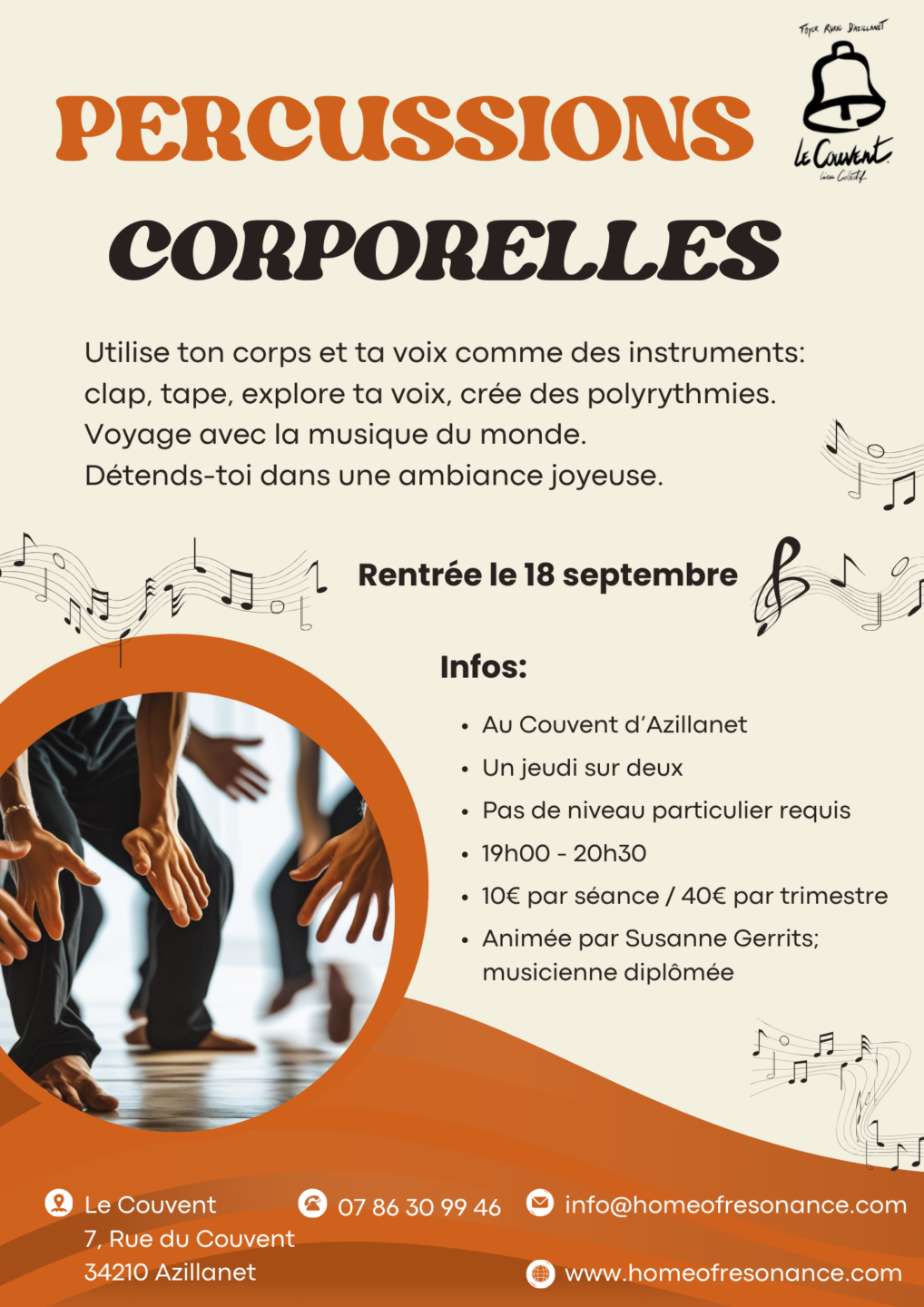 LE COUVENT PERCUSSIONS CORPORELLES