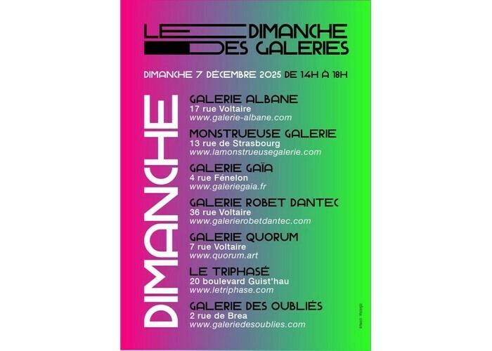 Le Dimanche des Galeries Nantes Centre et Quartiers