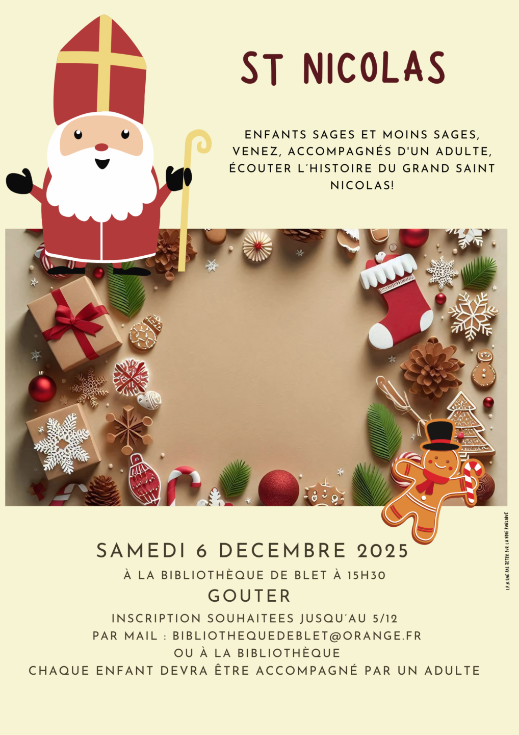 Le goûter de Saint-Nicolas