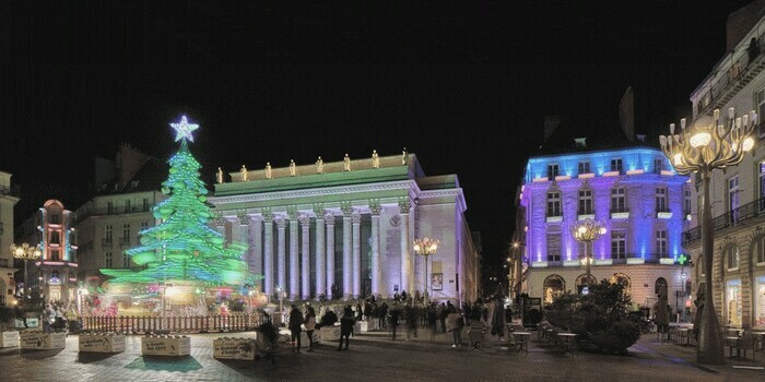 Le manège sapin - Le Voyage en Hiver Place Graslin