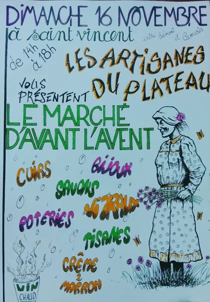 Le marché d'avant l'Avent marché d'artisans