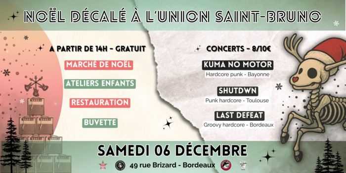 Le Noël décalé de l'Union Saint-Bruno Union Saint-Bruno Bordeaux