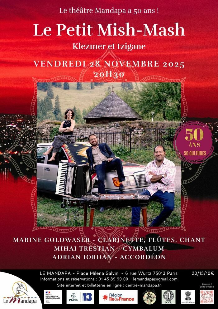 Le Petit Mish-Mash - Klezmer et tzigane Théâtre Mandapa Paris
