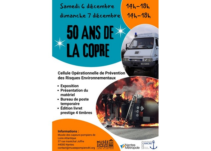 Les 50 ans de la COPRE (Cellule Opérationnelle de Prévention des Risques Environnementaux) Musée des Sapeurs Pompiers