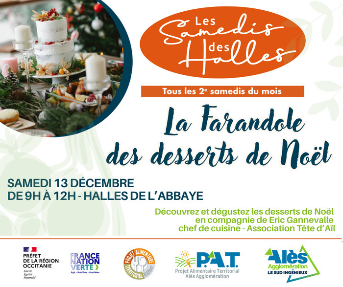 Les Samedis des Halles Halles de l'Abbaye Alès