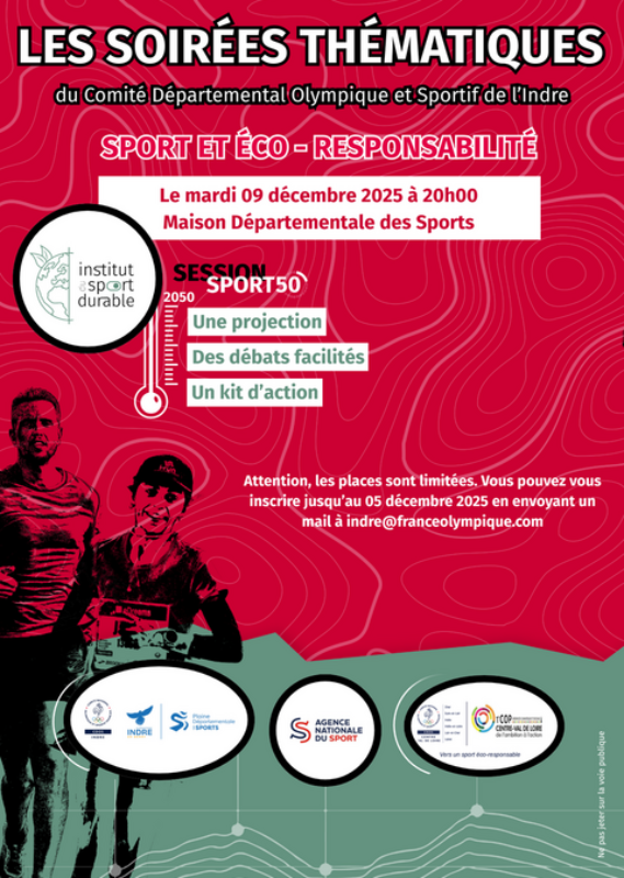 Les soirées thématiques du Comité départemental olympique et sportif de l'Indre