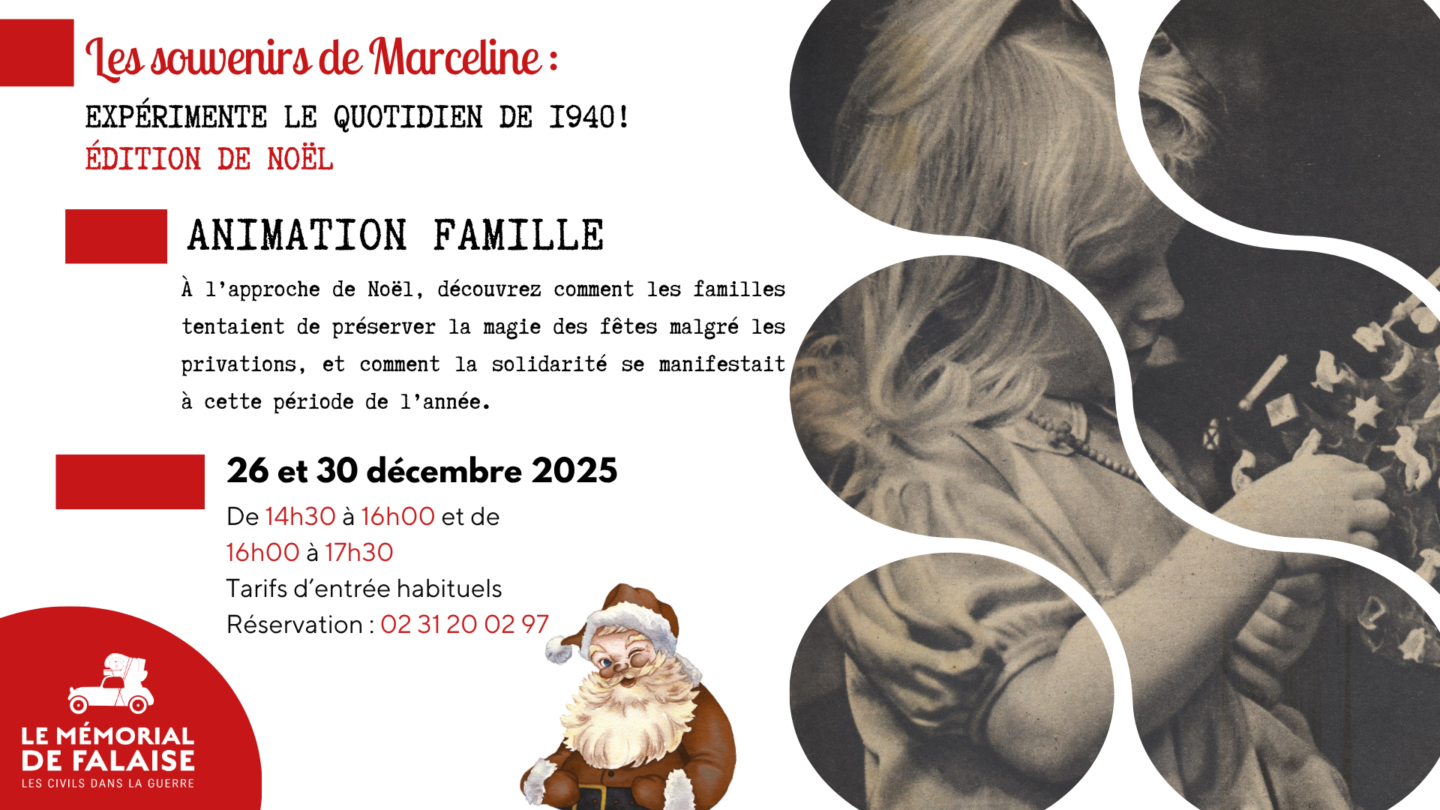 Les souvenirs de Marceline Expérimente le quotidien de 1940 ! Edition de Noël