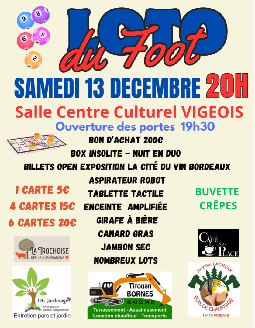 Loto du Foot à Vigeois