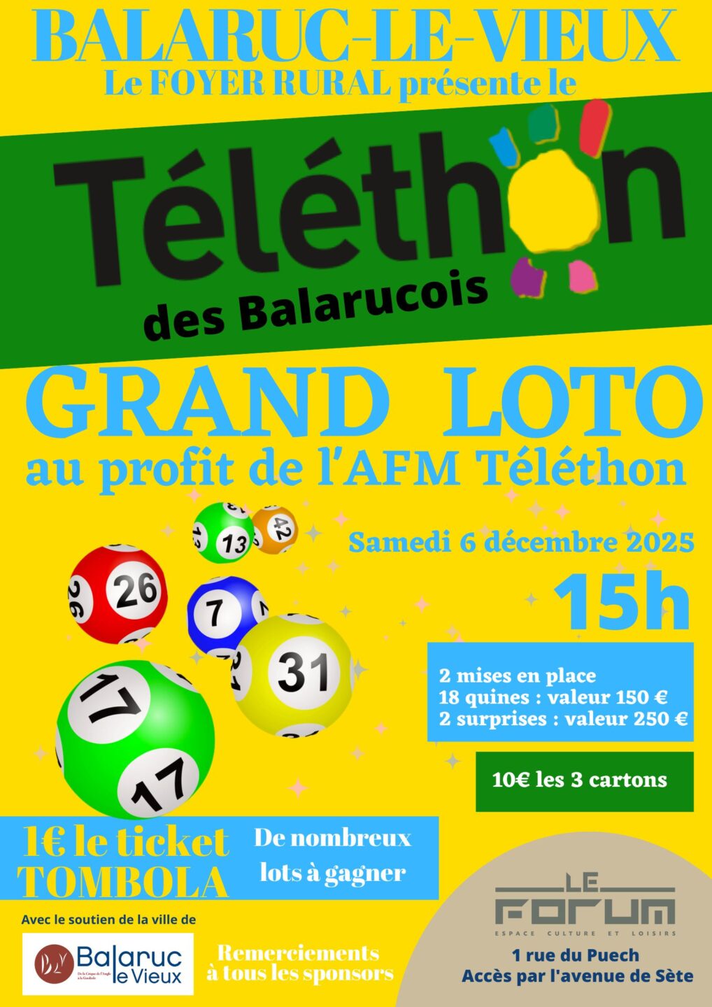 LOTO TÉLÉTHON DES BALARUCOIS