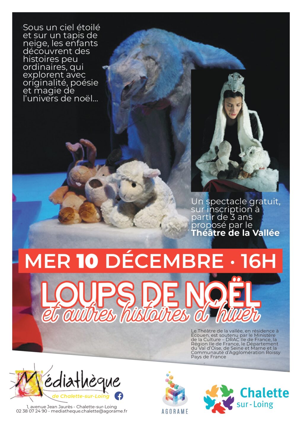 Loups de Noël et autres histoires d’hiver 1 Avenue Jean Jaurès Châlette-sur-Loing 2025-12-10 Loups de Noël et autres histoires d'hiver