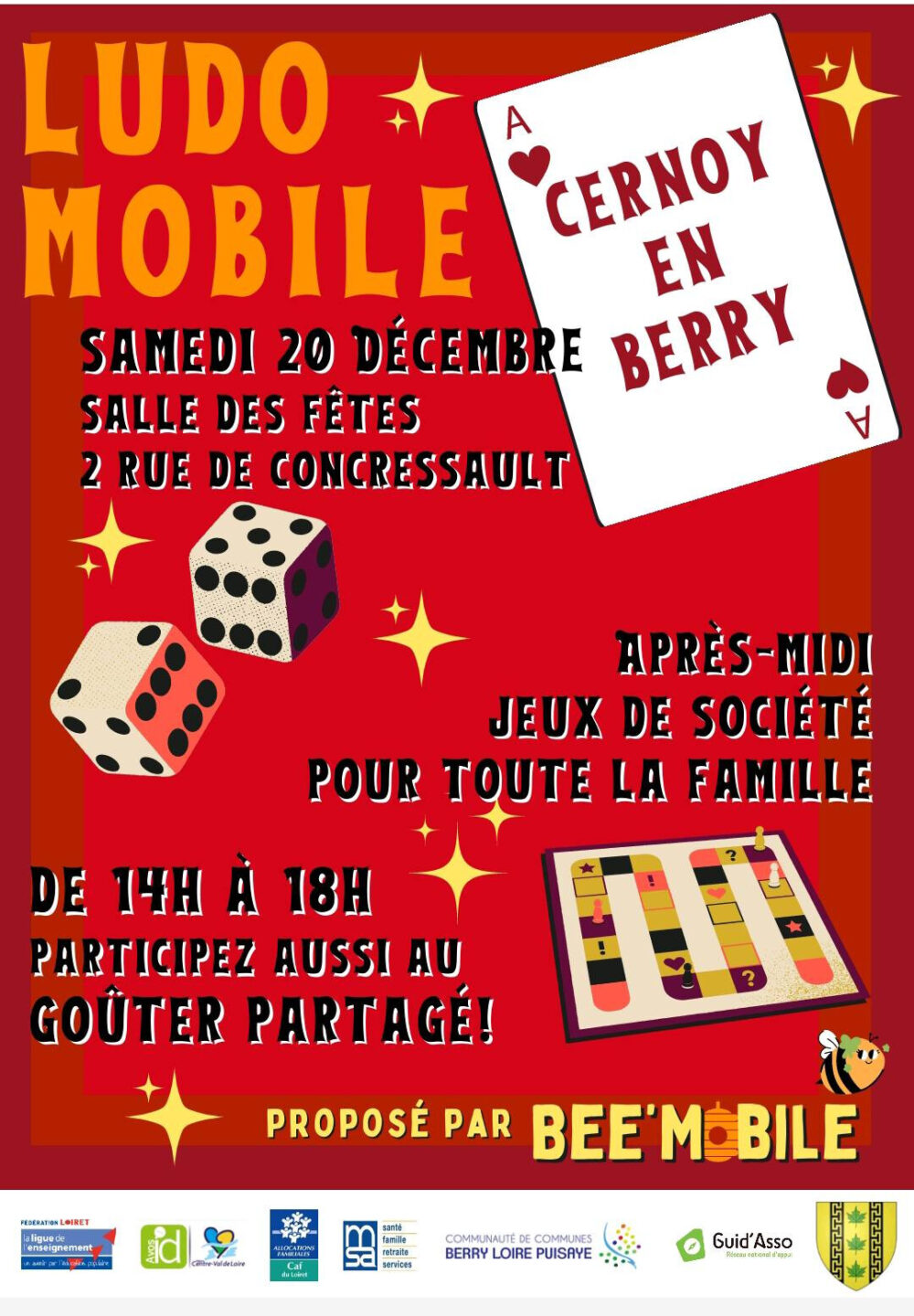 Ludo'Mobile après-midi jeux de société en famille