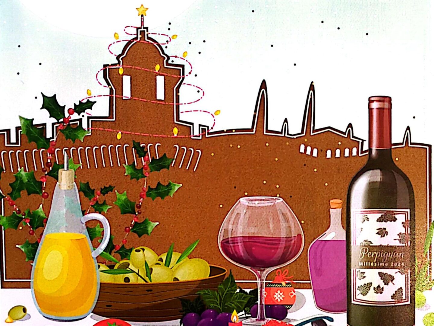 MARCHÉ AUX VINS ET À L’HUILE D’OLIVE Place de la Loge Perpignan 2025-12-13 MARCHÉ AUX VINS ET À L'HUILE D'OLIVE