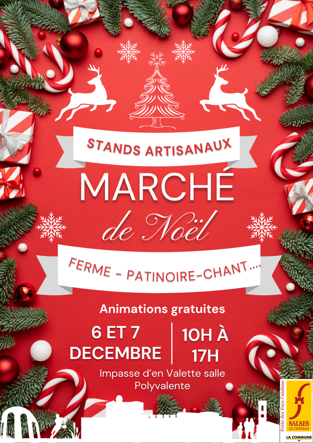 MARCHE DE NOEL 2025 SALSES LE CHATEAU
