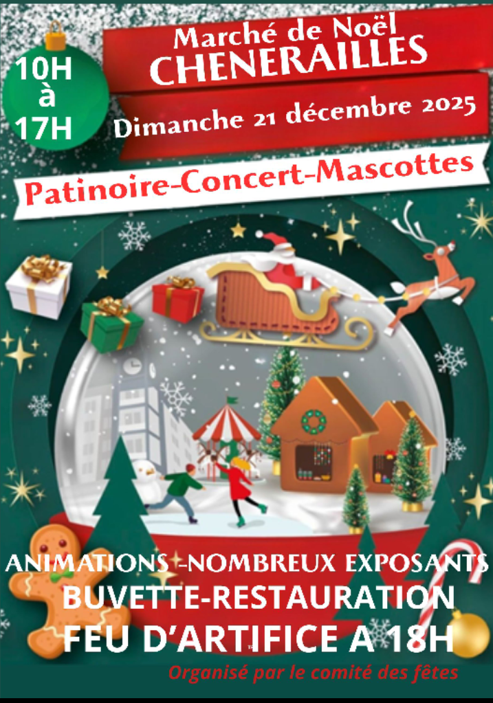 Marché de Noël à Chénérailles