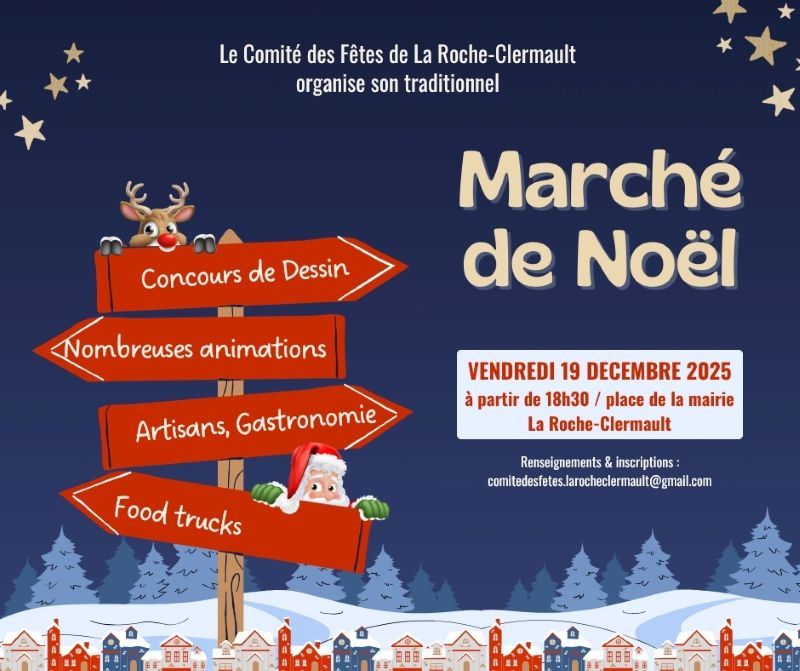 Marché de Noël à La Roche-Clermault