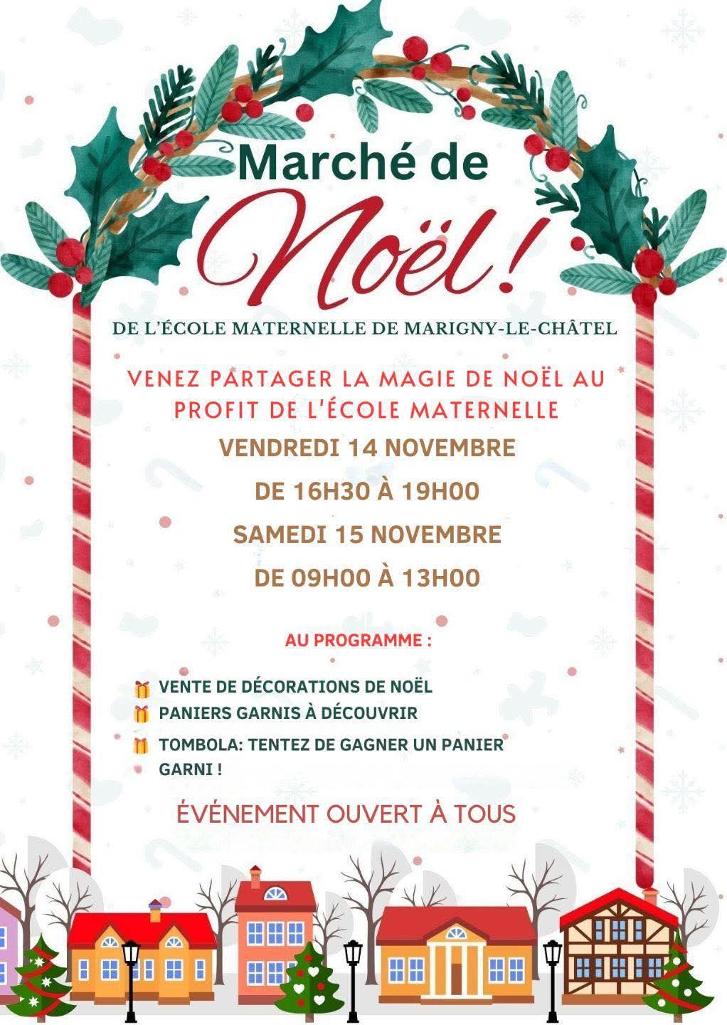 Marché de Noël à Marigny-le-Châtel