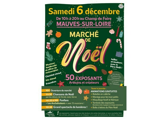 Marché de Noël à Mauves-sur-Loire Champ de Foire de Mauves-sur-Loire