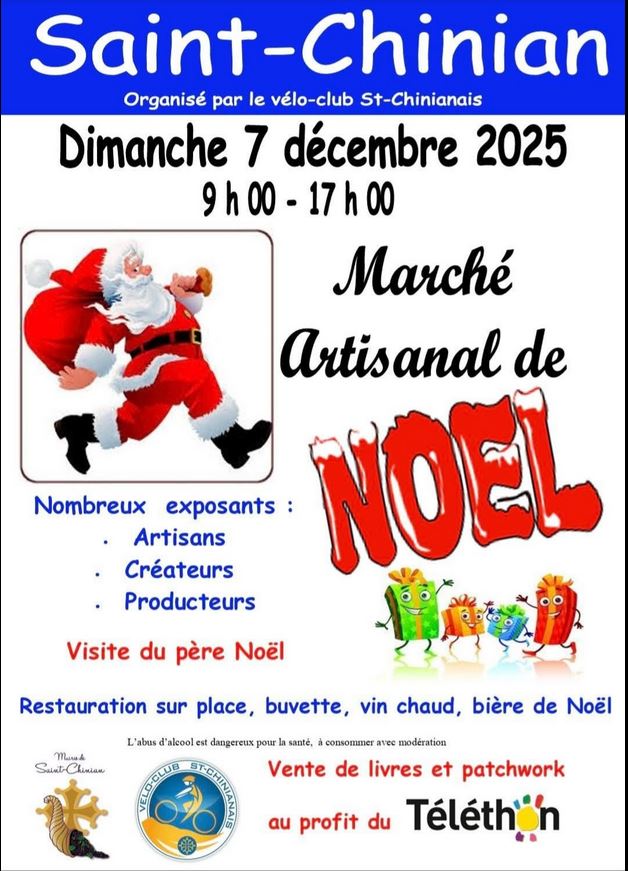MARCHÉ DE NOËL À SAINT-CHINIAN