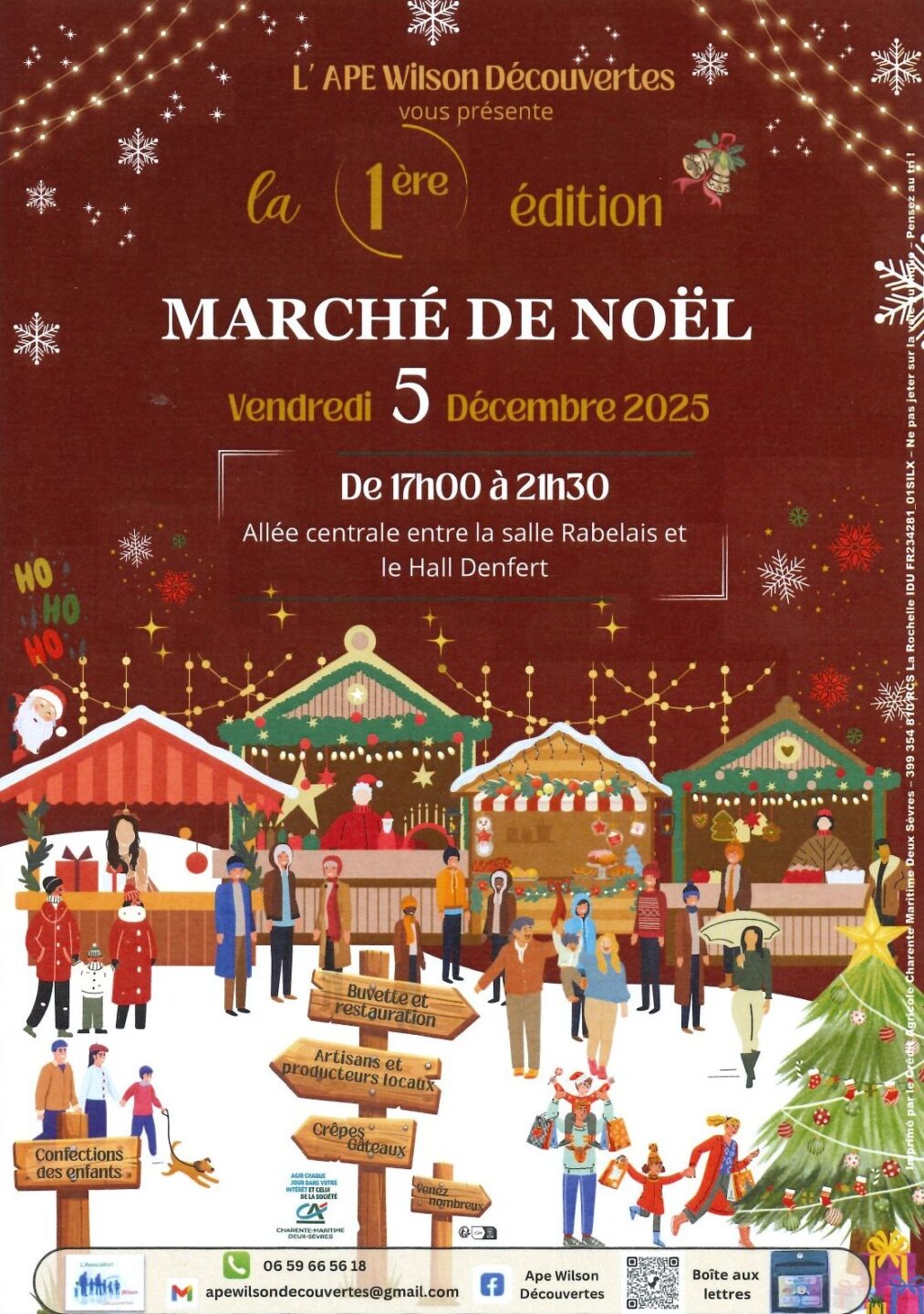 Marché de Noël APE Wilson Découvertes