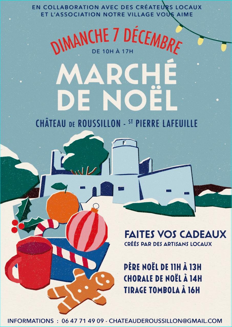 Marché de Noël au Château du Roussillon