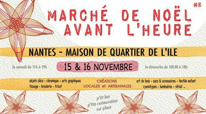 Marché de Noël avant l'heure Maison de quartier de l'Ile de Nantes