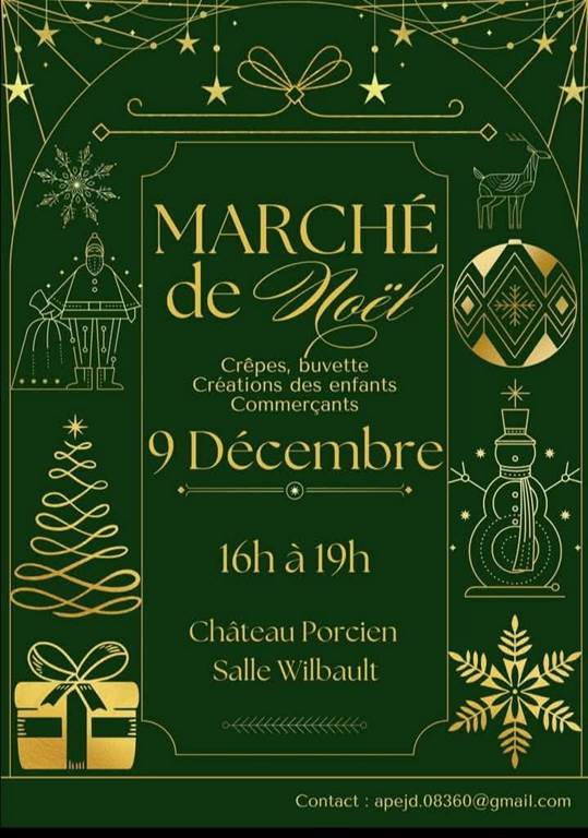 Marché de Noël Salle Wilbaut Château-Porcien 2025-12-09 Marché de Noël