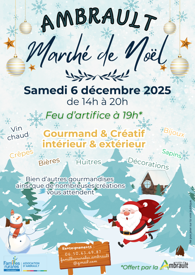 Marché de Noël d’Ambrault Ambrault 2025-12-06 Marché de Noël d'Ambrault