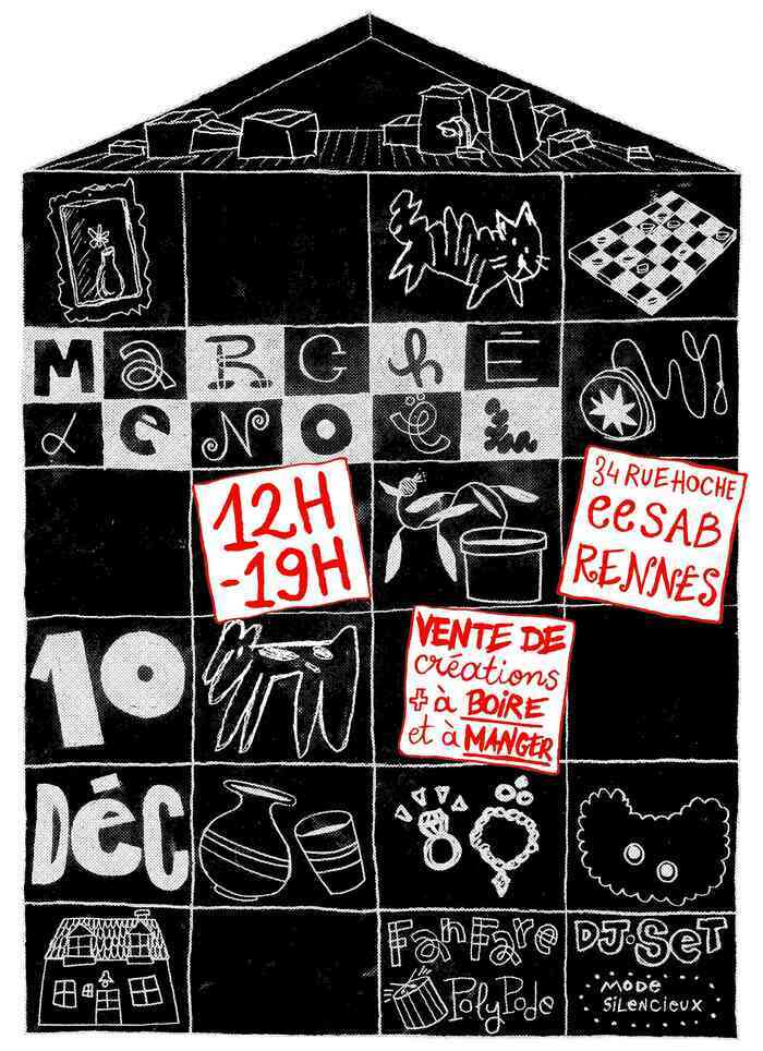 Marché de Noël de l'école d'art EESAB-site de Rennes Rennes