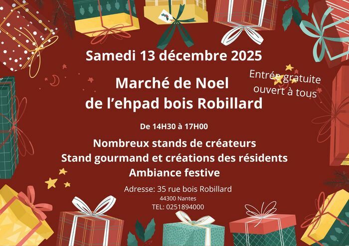 Marché de Noël de l'Ehpad Bois Robillard EHPAD korian bois Robillard