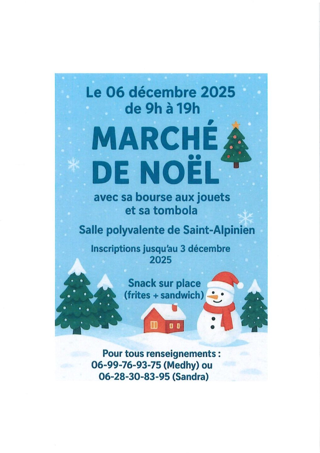 Marché de Noël de Saint-Alpinien